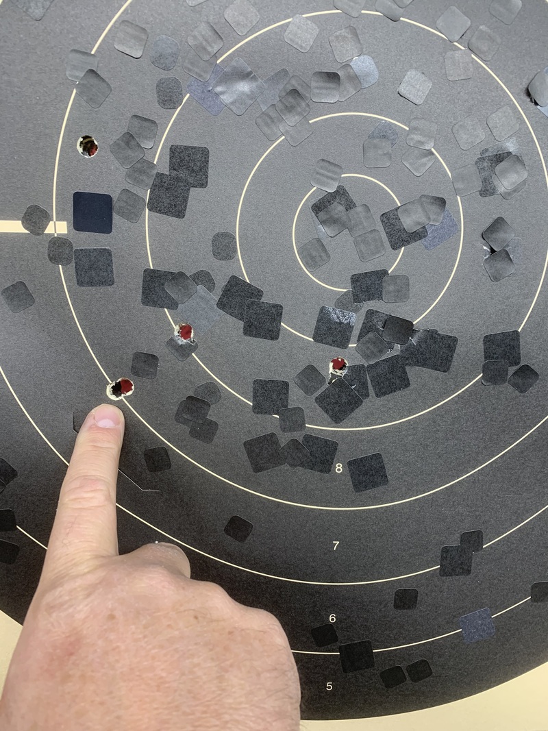 9mm..to i nesten samme hull..